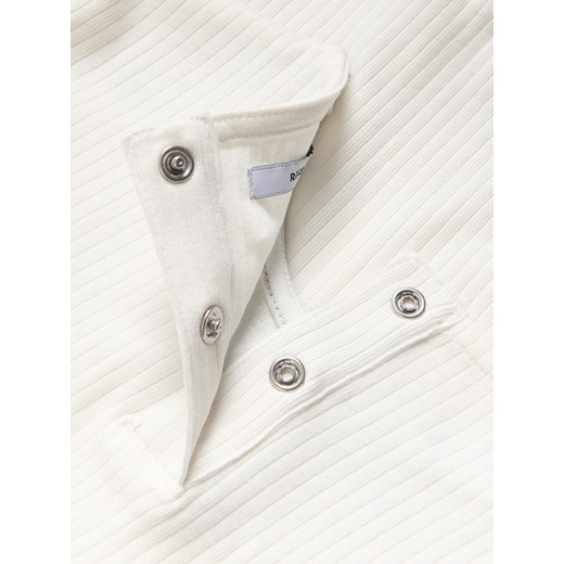 Reserved - Bluzka z kontrastowym kołnierzem - złamana biel Reserved 80 (9-12 m.) Reserved