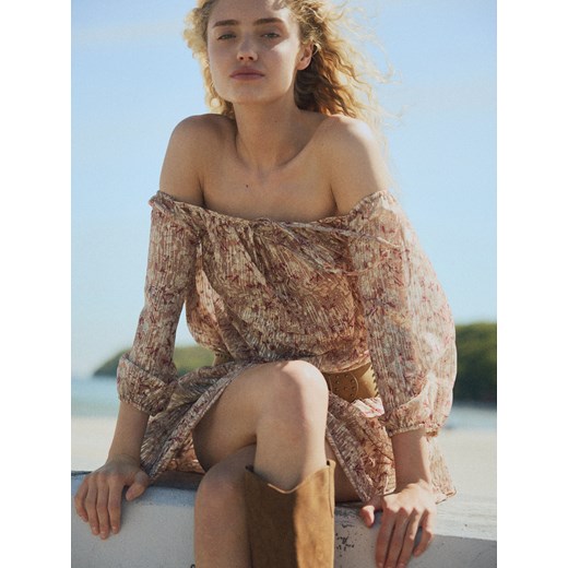 Reserved - Połyskująca sukienka mini - wielobarwny ze sklepu Reserved w kategorii Sukienki - zdjęcie 185940856