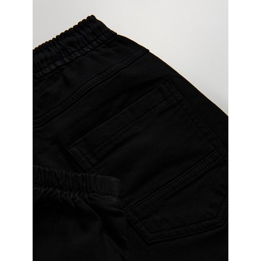 Reserved - Bawełniane spodnie jogger - czarny Reserved 152 (11 lat) Reserved
