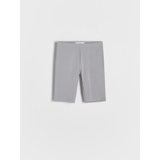 Reserved - Bawełniane kolarki - jasnoszary ze sklepu Reserved w kategorii Spodenki dziewczęce - zdjęcie 185941647