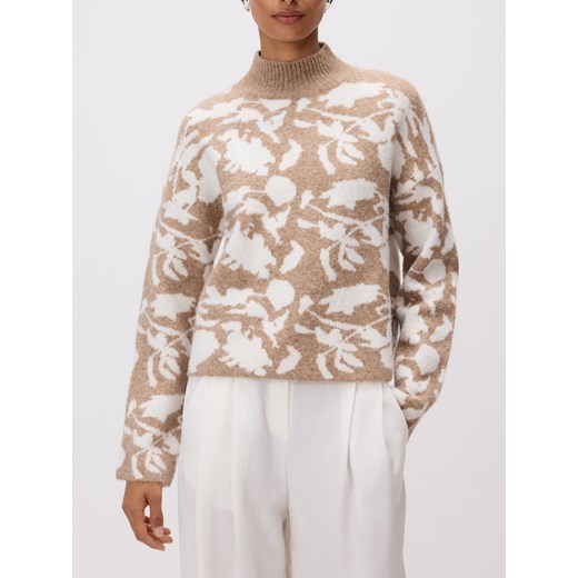 Reserved - Wzorzysty sweter z półgolfem - wielobarwny ze sklepu Reserved w kategorii Swetry damskie - zdjęcie 185941805