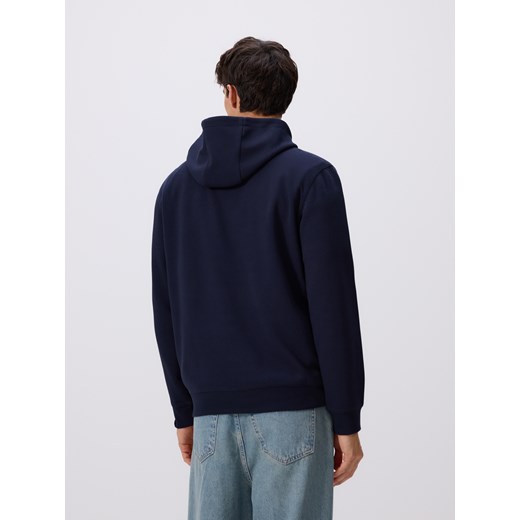 Reserved - Bluza regular z kapturem - granatowy Reserved L Reserved