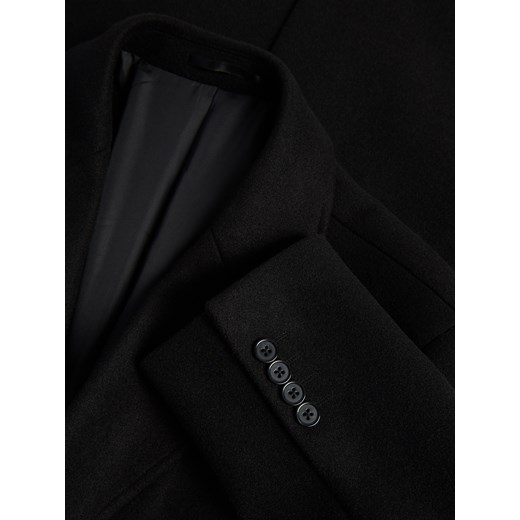 Reserved - Płaszcz z domieszką wełny - czarny Reserved L Reserved