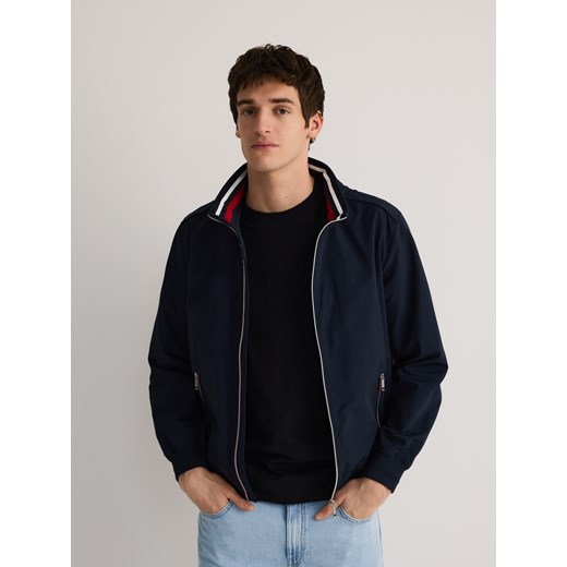 Reserved - Kurtka z chowanym kapturem - granatowy ze sklepu Reserved w kategorii Kurtki męskie - zdjęcie 185943366