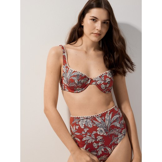 Reserved - Dół od stroju kąpielowego - bordowy ze sklepu Reserved w kategorii Stroje kąpielowe - zdjęcie 185944359