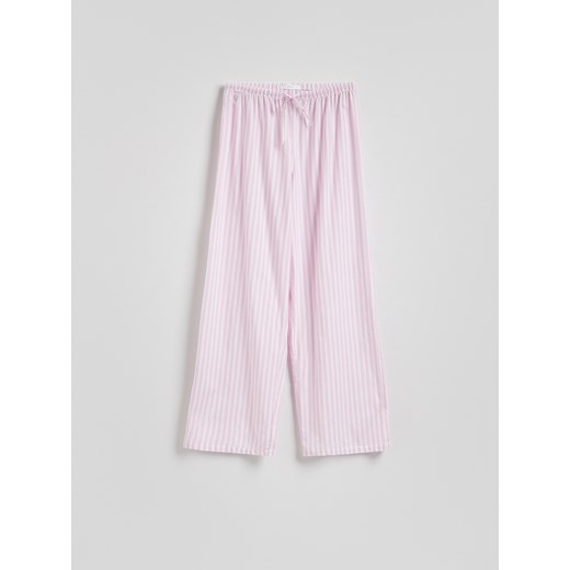 Reserved - Piżamowe spodnie - pastelowy róż ze sklepu Reserved w kategorii Piżamy damskie - zdjęcie 185946589