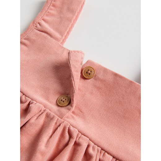 Reserved - Sukienka na ramiączkach - brudny róż Reserved 80 (9-12 m.) Reserved