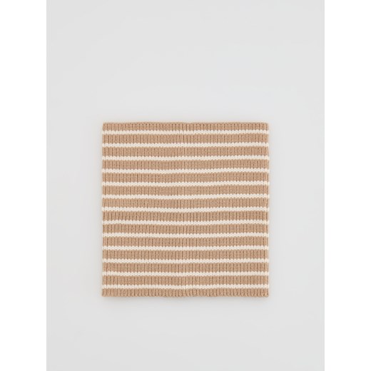 Reserved - Dzianinowy komin - beżowy ze sklepu Reserved w kategorii Szaliki dziecięce - zdjęcie 185947045