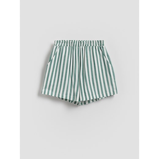 Reserved - Szorty w paski - wielobarwny ze sklepu Reserved w kategorii Spodenki dziewczęce - zdjęcie 185947096