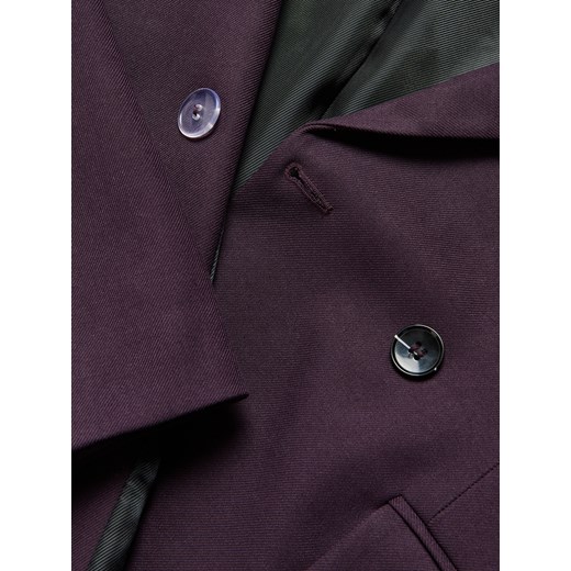 Reserved - Marynarka z wiskozą - fioletowy Reserved XS Reserved