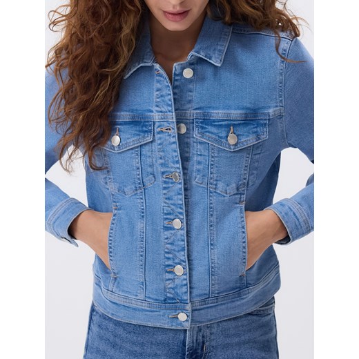 Reserved - Jeansowa kurtka - niebieski ze sklepu Reserved w kategorii Kurtki damskie - zdjęcie 185947625