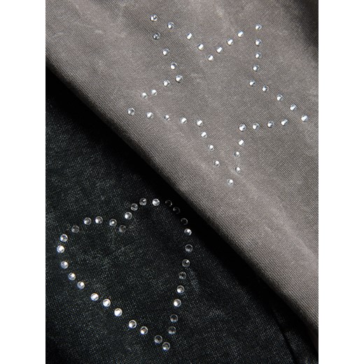 Reserved - Spodnie dresowe z aplikacją - czarny Reserved 152 (11 lat) Reserved