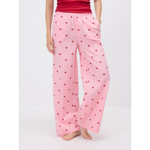 Reserved - Spodnie piżamowe - intensywny róż ze sklepu Reserved w kategorii Piżamy damskie - zdjęcie 185948476