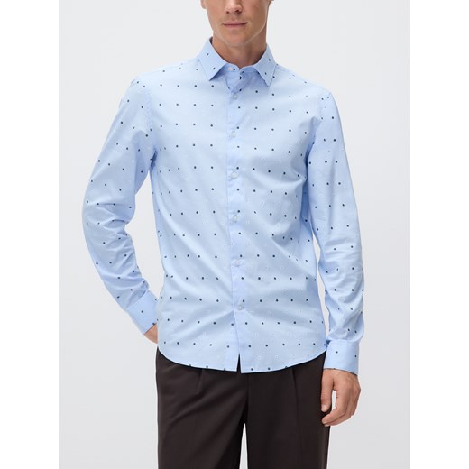 Reserved - Bawełniana koszula slim fit - jasnoniebieski Reserved XXL Reserved