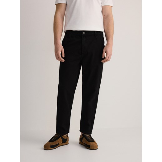 Reserved - Jeansy carrot fit - czarny ze sklepu Reserved w kategorii Jeansy męskie - zdjęcie 185950515