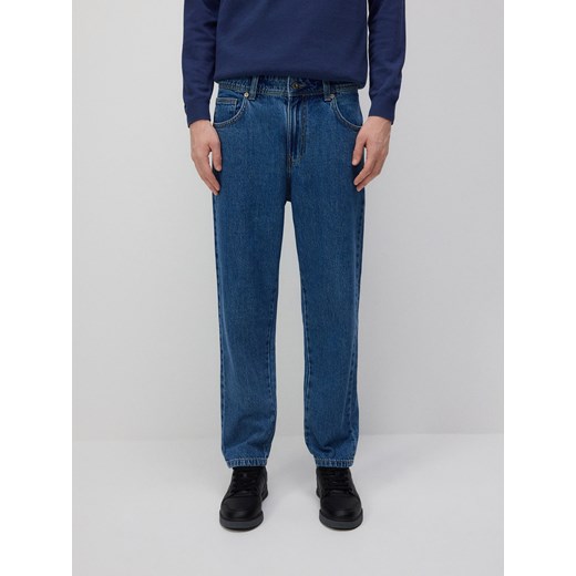 Reserved - Jeansy carrot fit - niebieski ze sklepu Reserved w kategorii Jeansy męskie - zdjęcie 185950539