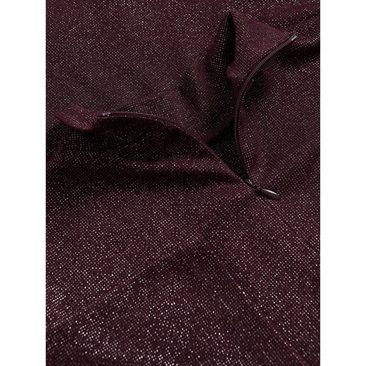 Reserved - Bluzka z metalizowaną nitką - ciemnofioletowy Reserved M Reserved