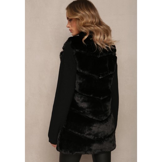 Czarna Futrzana Kamizelka Afeth Renee M renee.pl