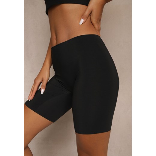 Czarne Szorty w Stylu Bikerów Dollamea Renee M renee.pl