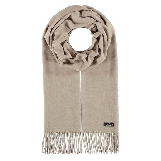 Fraas Szalik damski Kobiety Sztuczne włókno beżowy jednolity ze sklepu vangraaf w kategorii Szaliki i chusty damskie - zdjęcie 185956628