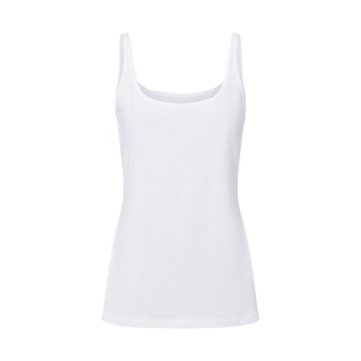 Opus Top damski - Ina Kobiety Dżersej biały jednolity ze sklepu vangraaf w kategorii Bluzki damskie - zdjęcie 185956645