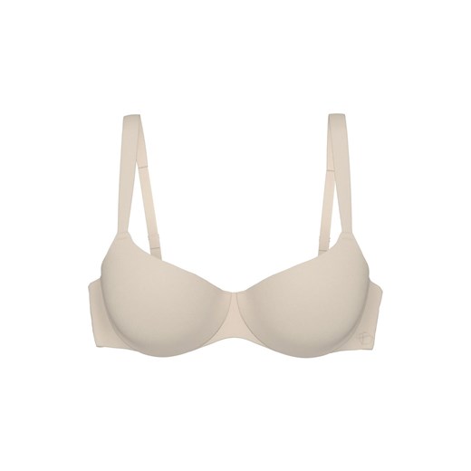 Triumph Biustonosz damski na fiszbinach - Body Make Up Illusion Balconette Kobiety Sztuczne włókno beżowy jednolity - id: 799680-0002-09311 - marki Triumph - 185956648 Triumph Biustonosz damski na fiszbinach - Body Make Up Illusion Balconette Kobiety Sztuczne włókno beżowy jednolity ze sklepu vangraaf w kategorii Biustonosze - zdjęcie 185956648
