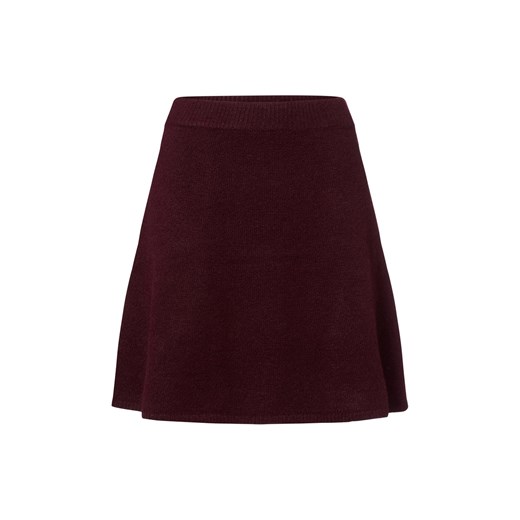 Neo Noir Damska spódnica z dzianiny - Gisa Kobiety bordowy jednolity Neo Noir 38 vangraaf