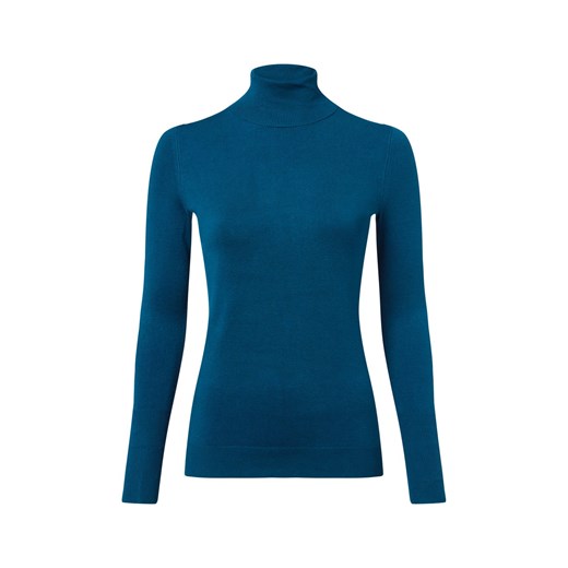 Marie Lund Sweter damski z dzianiny Kobiety petrol jednolity ze sklepu vangraaf w kategorii Swetry damskie - zdjęcie 185956726