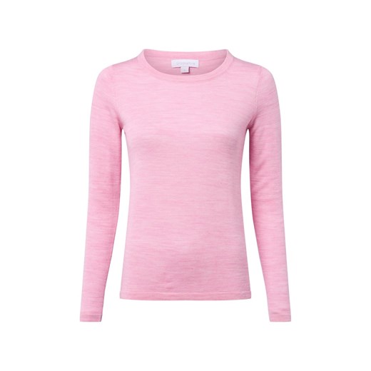 brookshire Sweter z dzianiny merino Kobiety Wełna różowy marmurkowy ze sklepu vangraaf w kategorii Swetry damskie - zdjęcie 185956749