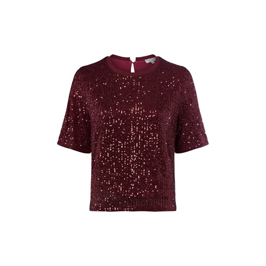 Marie Lund Damska koszula z cekinami Kobiety Sztuczne włókno bakłażanowy Marie Lund XL vangraaf