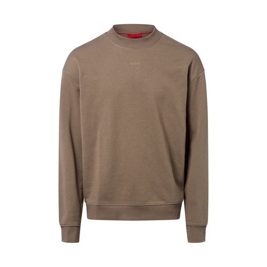 HUGO Bluza męska - Dapocrew Mężczyźni Materiał dresowy błotnisty jednolity ze sklepu vangraaf w kategorii Bluzy męskie - zdjęcie 185956806
