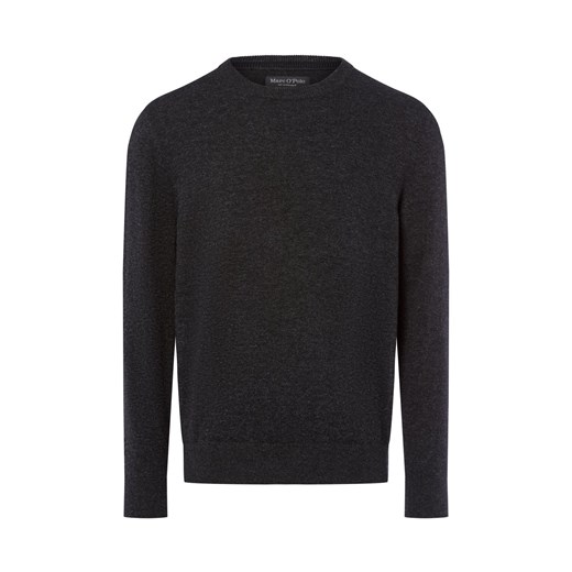 Marc O'Polo Sweter z zawartością wełny dziewiczej Mężczyźni antracytowy marmurkowy ze sklepu vangraaf w kategorii Swetry męskie - zdjęcie 185956857