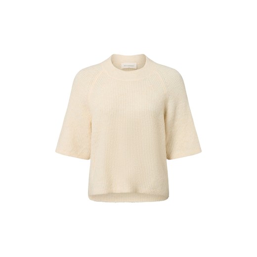 Msch Copenhagen Sweter damski z zawartością alpaki - MSCHMilania Kobiety piaskowy jednolity ze sklepu vangraaf w kategorii Swetry damskie - zdjęcie 185956869