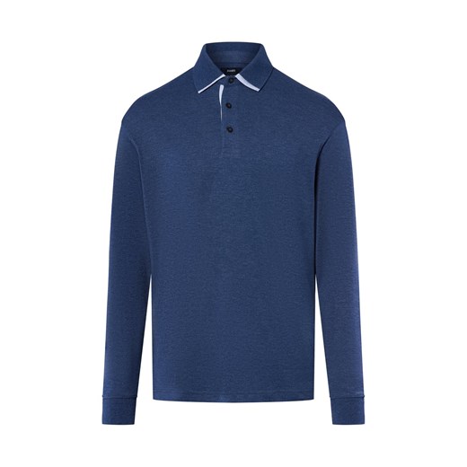 James Męska koszulka polo Mężczyźni Bawełna indygo jednolity ze sklepu vangraaf w kategorii T-shirty męskie - zdjęcie 185956897