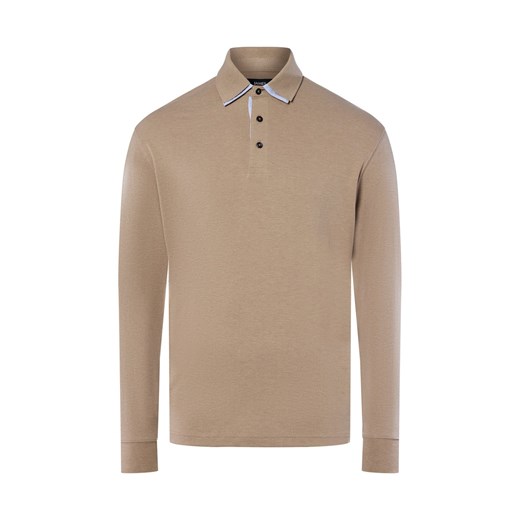 James Męska koszulka polo Mężczyźni Bawełna melanżowy jednolity ze sklepu vangraaf w kategorii T-shirty męskie - zdjęcie 185956898