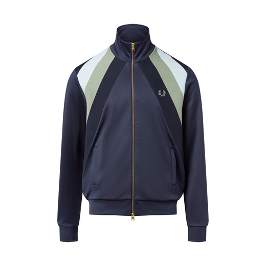 Fred Perry Bluza męska Mężczyźni granatowy jednolity ze sklepu vangraaf w kategorii Bluzy męskie - zdjęcie 185956978