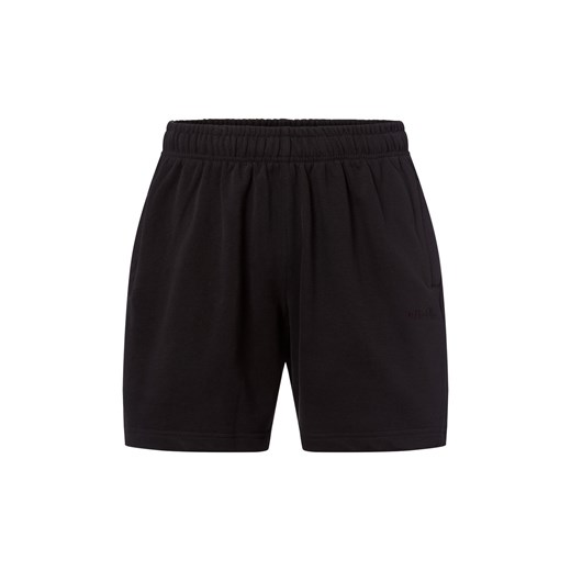 ellesse Męskie spodenki dresowe - Zanica Mężczyźni Bawełna czarny jednolity ze sklepu vangraaf w kategorii Spodenki męskie - zdjęcie 185956997