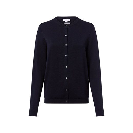 brookshire Kardigan damski Kobiety Bawełna granatowy jednolity ze sklepu vangraaf w kategorii Swetry damskie - zdjęcie 185957047