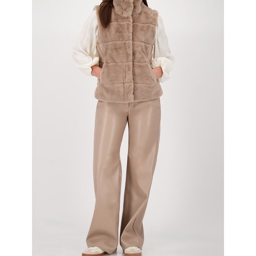 Monari Damska kamizelka ze sztucznego futra Kobiety melanżowy jednolity Monari 46 vangraaf