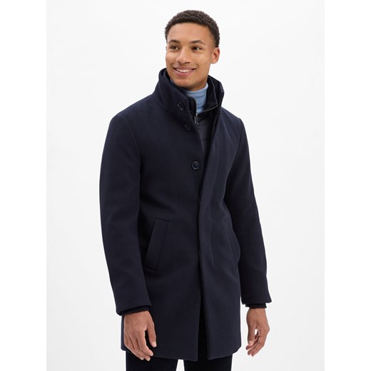 Finshley & Harding Krótki płaszcz - Clarington Mężczyźni granatowy jednolity Finshley & Harding 52 vangraaf