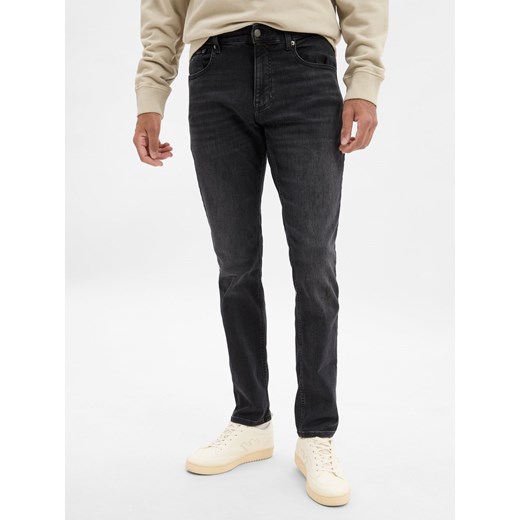 Tommy Jeans Dżinsy - Scanton Slim Mężczyźni antracytowy jednolity ze sklepu vangraaf w kategorii Jeansy męskie - zdjęcie 185957255