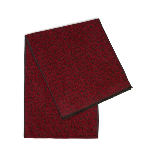 Joop Jeans Szalik męski Mężczyźni wiskoza antracytowy wzorzysty ze sklepu vangraaf w kategorii Szaliki męskie - zdjęcie 185957275