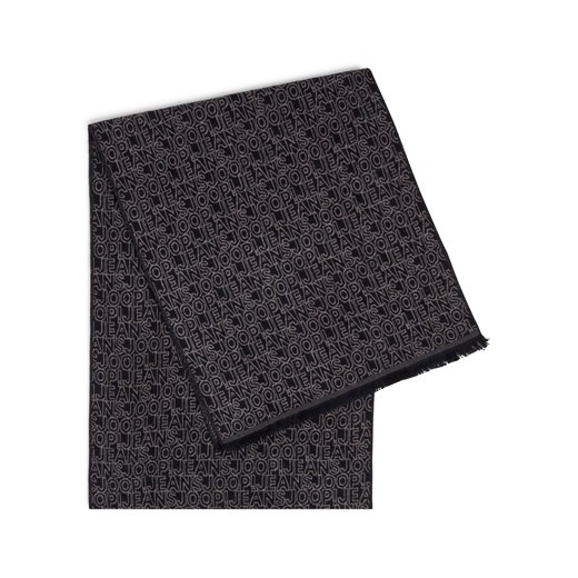 Joop Jeans Szalik męski Mężczyźni wiskoza czarny wzorzysty ze sklepu vangraaf w kategorii Szaliki męskie - zdjęcie 185957276