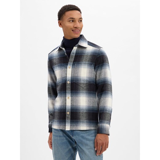 Drykorn Męska koszula casual - Dieggo Mężczyźni Comfort Fit Bawełna niebieski w kratkę ze sklepu vangraaf w kategorii Koszule męskie - zdjęcie 185957358