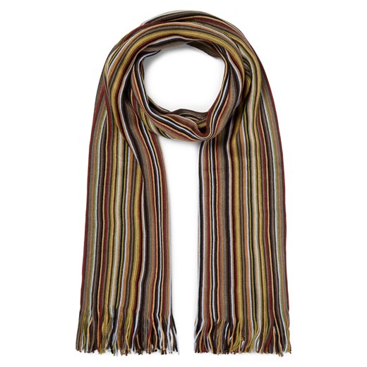 Nils Sundström Szalik męski Mężczyźni Sztuczne włókno wielokolorowy w paski ze sklepu vangraaf w kategorii Szaliki męskie - zdjęcie 185957407