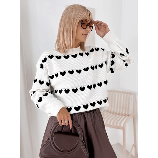 sweter eleonor biały one size ONE SIZE UBRA