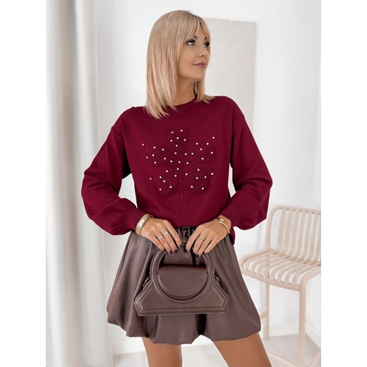 sweter marco bordowy one size ze sklepu UBRA w kategorii Swetry damskie - zdjęcie 185958399