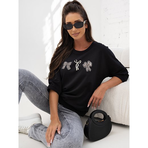 bluzka eponine czarna one size ze sklepu UBRA w kategorii Bluzki damskie - zdjęcie 185958416