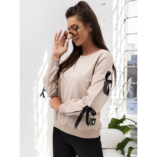 bluza angelo beżowa one size ze sklepu UBRA w kategorii Bluzy damskie - zdjęcie 185958508