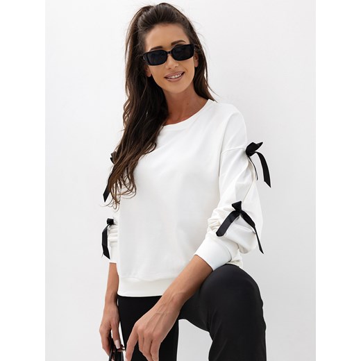 bluza angelo biała one size ze sklepu UBRA w kategorii Bluzy damskie - zdjęcie 185958516